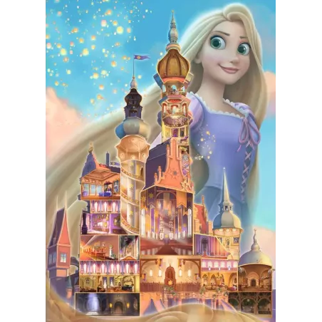 Puzzle - Ravensburger - 1000p - Château Disney Princesse - Raiponce