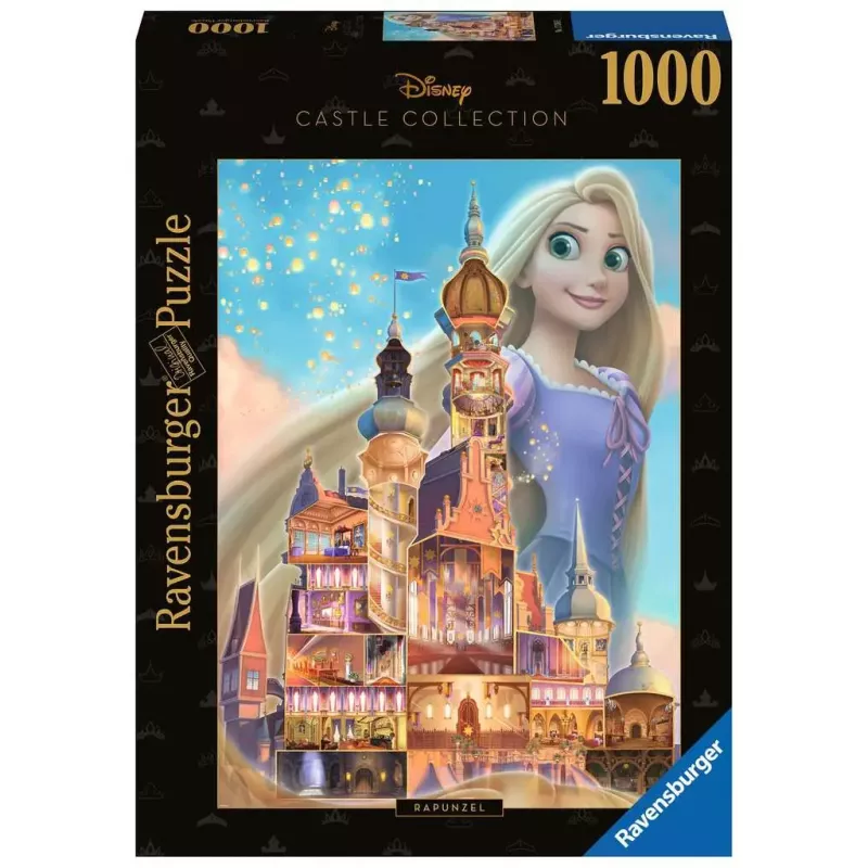 Puzzle - Ravensburger - 1000p - Château Disney Princesse - Raiponce