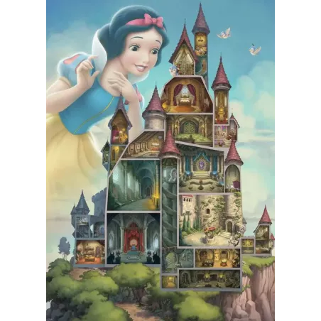 Puzzle - Ravensburger - 1000p - Château Disney Princesse - Blanche Neige