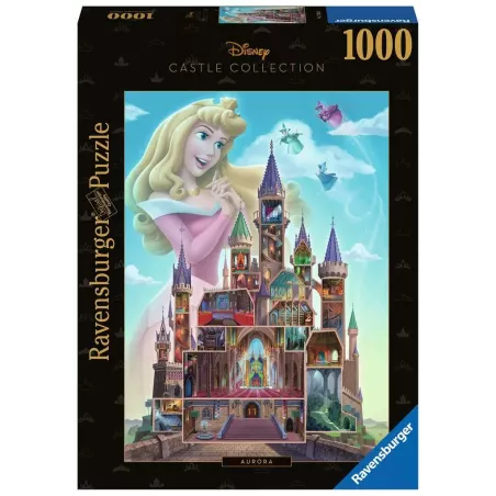 Puzzle - Ravensburger - 1000p - Château Disney Princesse - Aurore