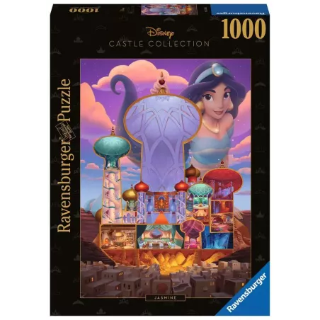 Puzzle - Ravensburger - 1000p - Château Disney Princesse - Jasmine