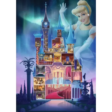 Puzzle - Ravensburger - 1000p - Château Disney Princesse - Cendrillon