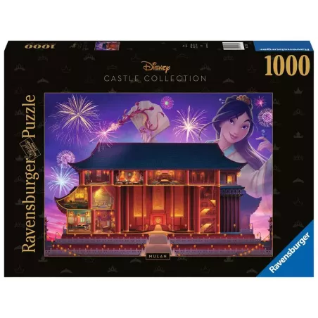 Puzzle - Ravensburger - 1000p - Château Disney Princesse - Mulan