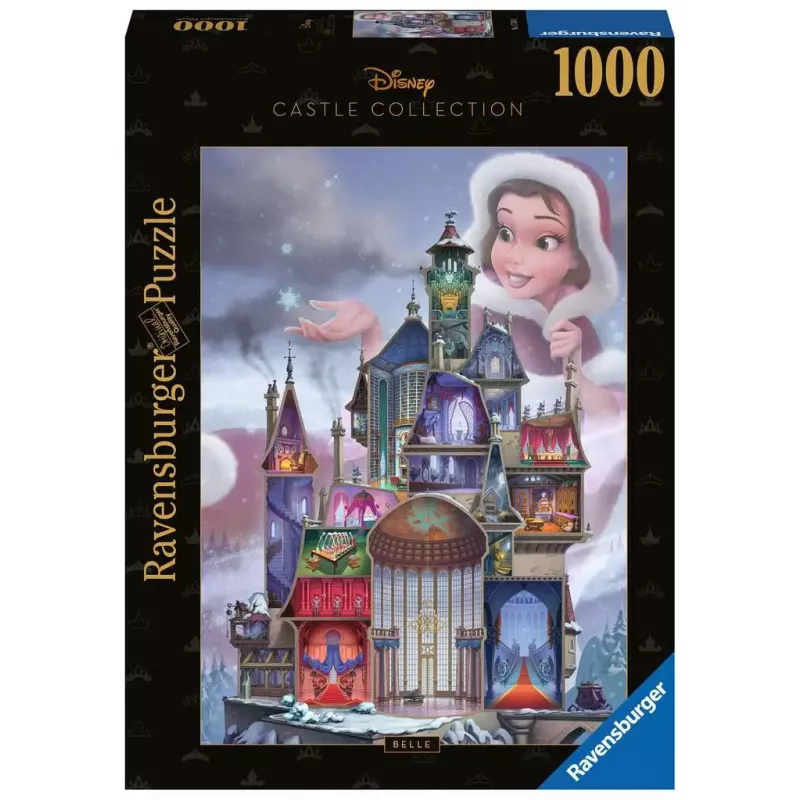 Puzzle - Ravensburger - 1000p - Château Disney Princesse - Belle