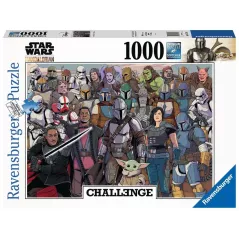 Puzzle - Ravensburger - 1000p - Star Wars - Baby Yoda (Challenge Puzzle)