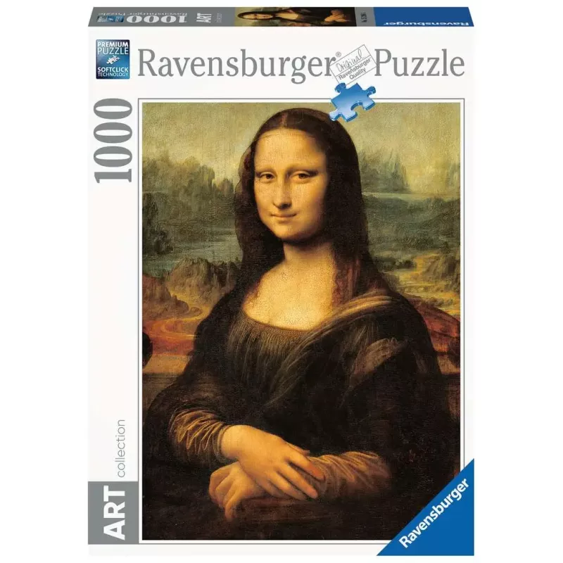 Puzzle Art collection - Ravensburger - 1000p - Léonard de Vinci - La Joconde