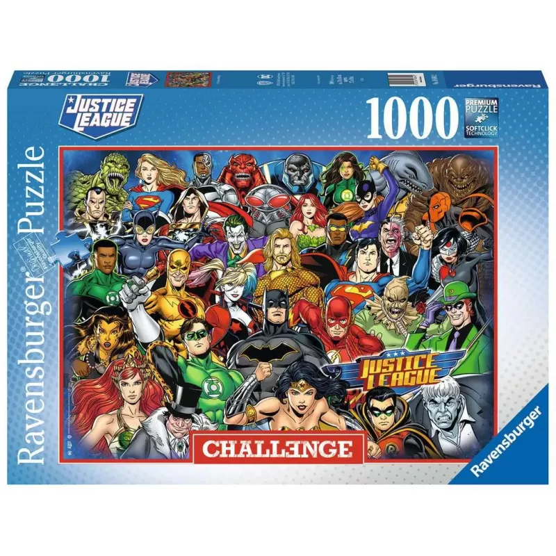 Puzzle - Ravensburger - 1000p - DC Comics (Challenge Puzzle)