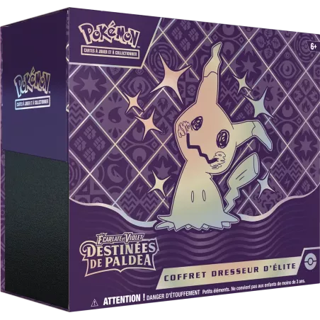 Pokémon – Coffret Dresseur d’Élite – EV04.5 - Destinée à Paldéa - Mimiqui