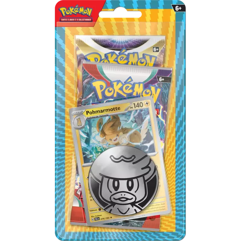 Pokémon - Pack 2 Boosters - Janvier 2024 - Pohmarmotte