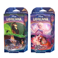 Lorcana -  Collection des 2 starter deck - Chapitre 5 - Ciel Scintillant