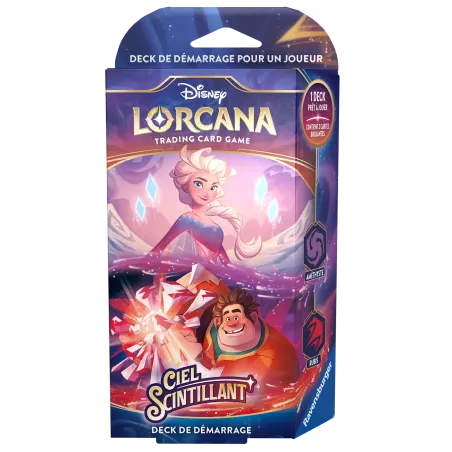 Lorcana - Deck Starter - Chapitre 5 - Ciel Scintillant - Elsa et Ralph