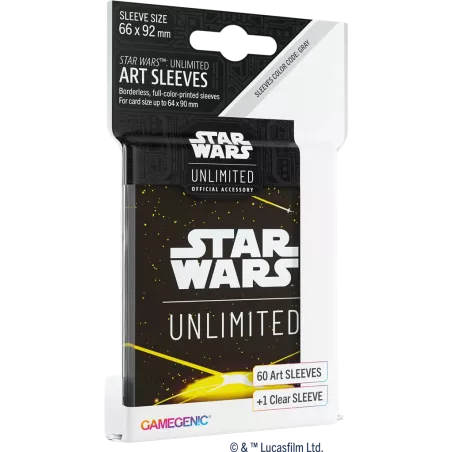 Gamegenic - Star Wars Unlimited - Sleeves - Card Back Yellow