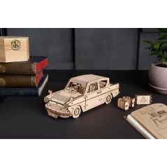 Maquette - Bois - Ugears - Harry Potter - La voiture volante Anglia