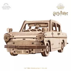 Maquette - Bois - Ugears - Harry Potter - La voiture volante Anglia