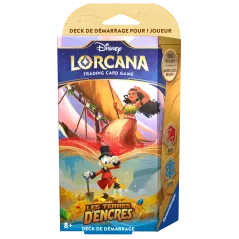 Lorcana - Deck Starter - Chapitre 3 -  Les Terres d'Encres - Vaiana / Picsou