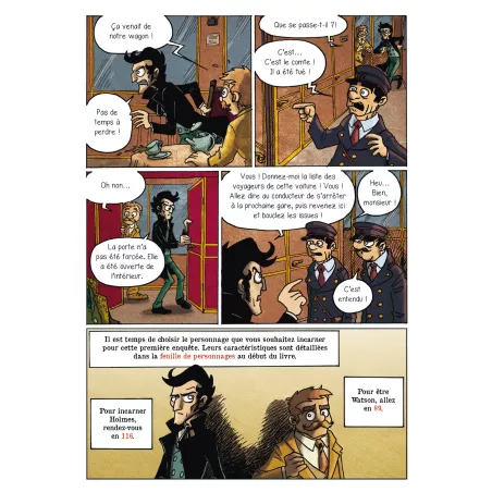 La BD dont vous êtes le héros - Sherlock Holmes & Moriarty associés