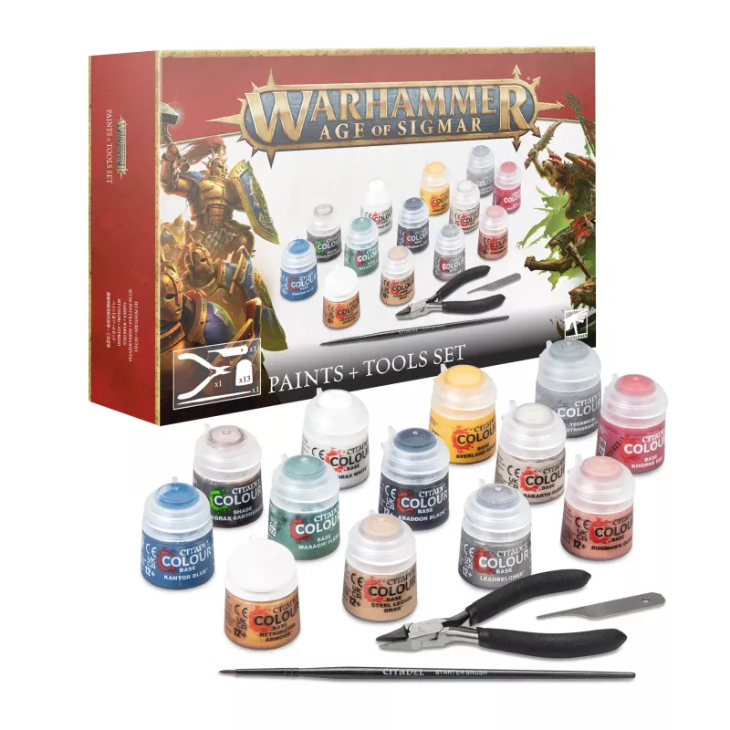 Warhammer Age of Sigmar - Set de Base : Peintures et Outils