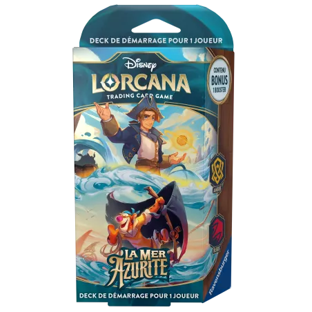 Lorcana - Deck Starter - Chapitre 6 - La Mer Azurite - Jim et Tigrou