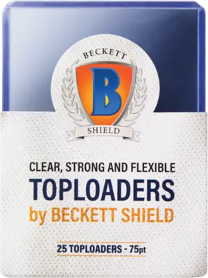 Beckett Shield – Toploader 75pt – Regular Clear – Standard par 25