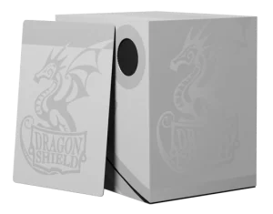 Dragon Shield – Deck Box – Double Shell – Revised – Ashen White/Black