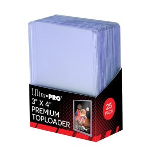 Ultra Pro – Toploader – “Super Clear Premium” Standard par 25