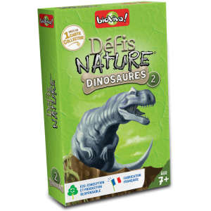Défis nature – Dinosaures 2 vert