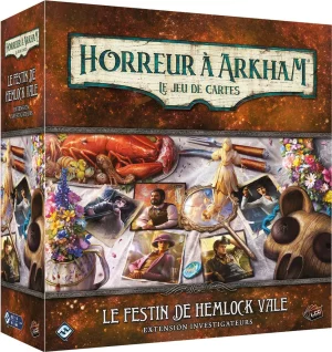 Horreur à Arkham – Le jeu de cartes – Extension Investigateur – Le Festin de Hemlock Vale